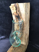 Load image into Gallery viewer, Hand Blown Glass Wall Vase
