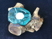 Load image into Gallery viewer, Hand Blown Glass Candle Holder ~ Single
