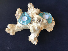 Load image into Gallery viewer, Hand Blown Glass Candle Holder ~ Double
