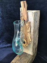 Load image into Gallery viewer, Hand Blown Glass Wall Vase

