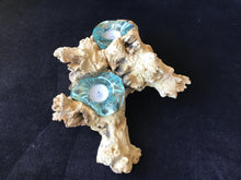 Load image into Gallery viewer, Hand Blown Glass Candle Holder ~ Double
