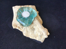 Load image into Gallery viewer, Hand Blown Glass Candle Holder ~ Single

