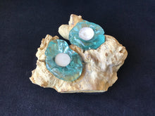 Load image into Gallery viewer, Hand Blown Glass Candle Holder ~ Double
