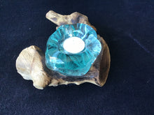 Load image into Gallery viewer, Hand Blown Glass Candle Holder ~ Single
