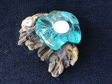 Load image into Gallery viewer, Hand Blown Glass Candle Holder ~ Single
